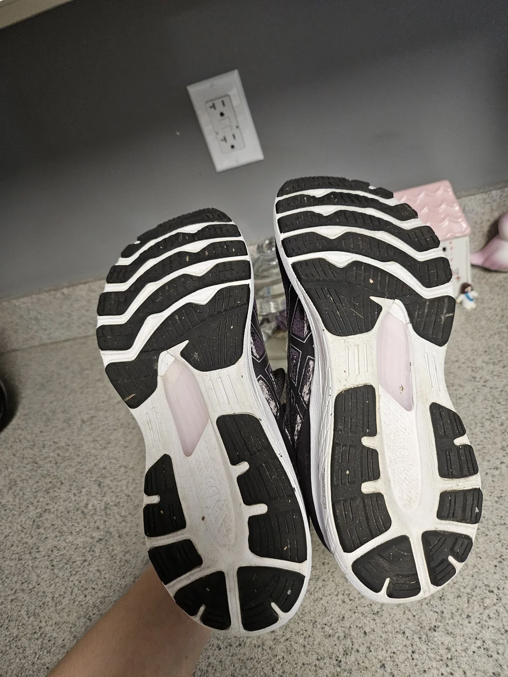 ASICS Women's Purple Knit Running Shoes